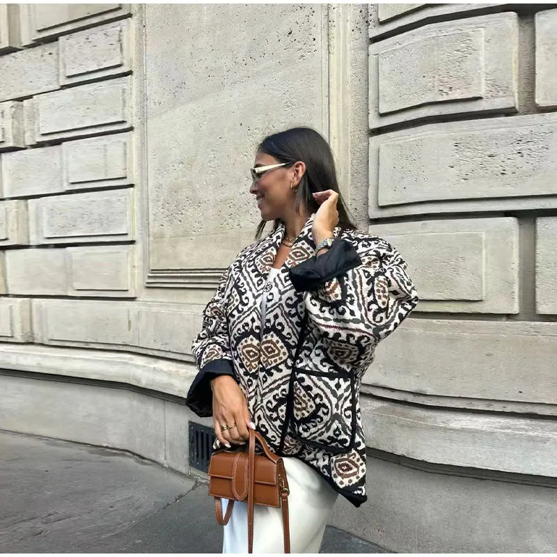 ESTRELLA | ABRIGO ESTAMPADO