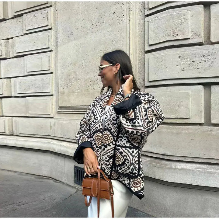 ESTRELLA | ABRIGO ESTAMPADO